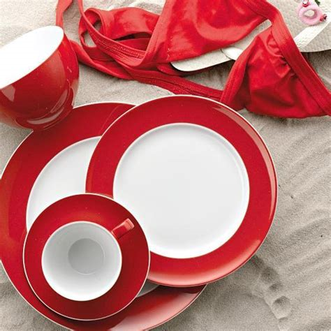 Thomas Sunny Day New Red Koffiekop en -schotel