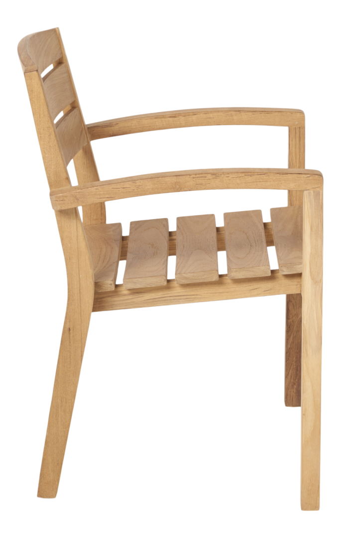 Traditional Teak Carlos Stapelbare stoel