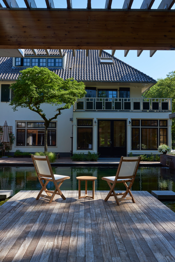 Traditional Teak Kate Folding chair Wit