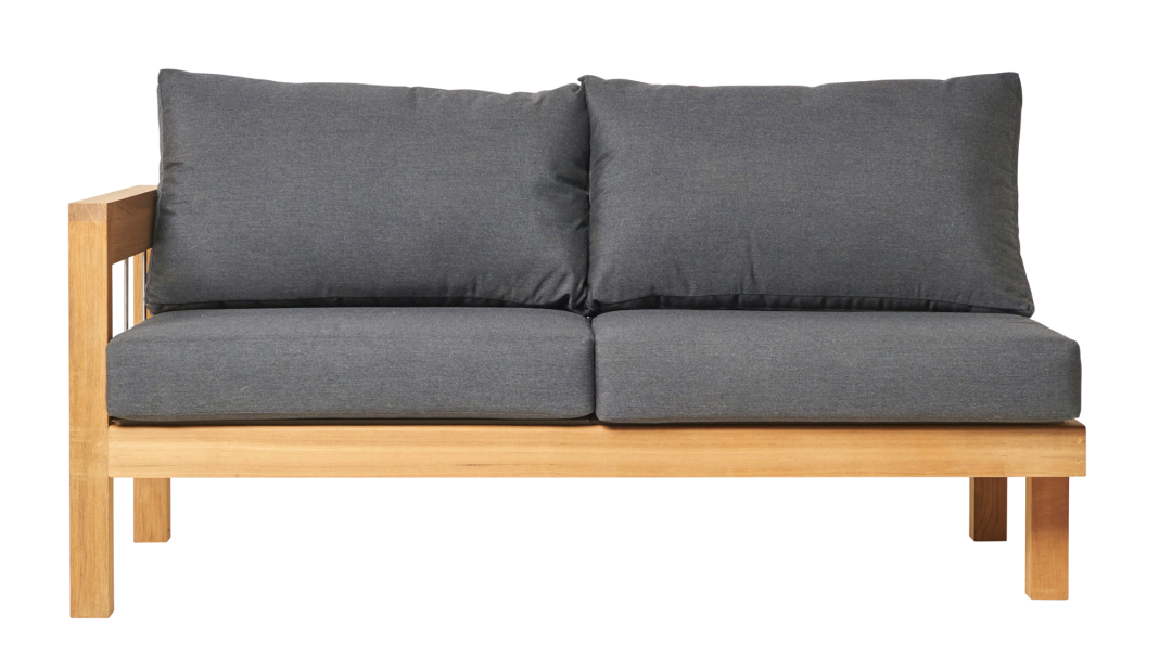 Traditional Teak Maxima Loungebank 2 pers rechts