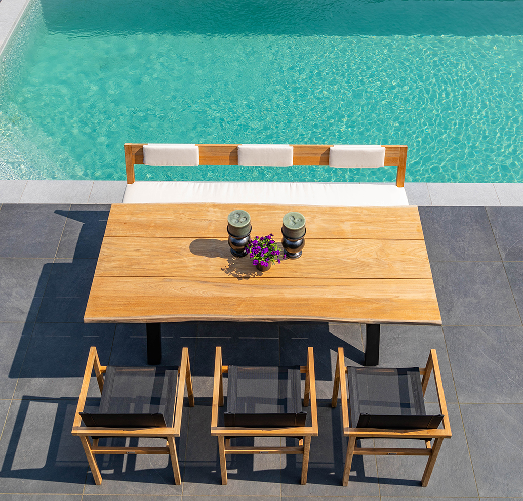 Traditional Teak NEO Bank 220cm