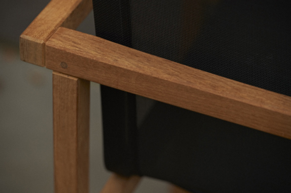 Traditional Teak Noah Stapelbarestoel Zwart