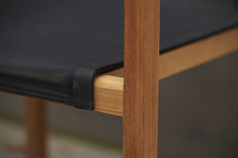 Traditional Teak Noah Stapelbarestoel Zwart