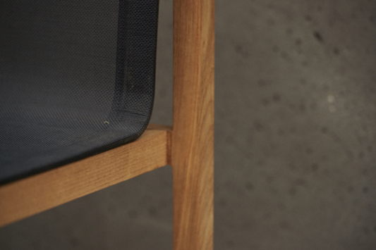 Traditional Teak Noah Stapelbarestoel Zwart