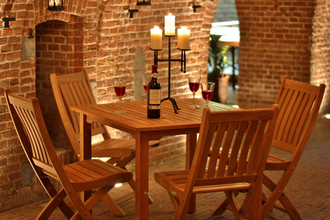 Traditional Teak Theodora Tafel 90x90cm