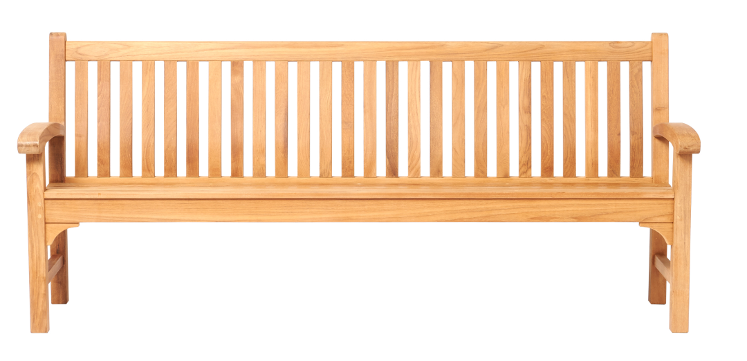 Traditional Teak Victoria Bank 215cm