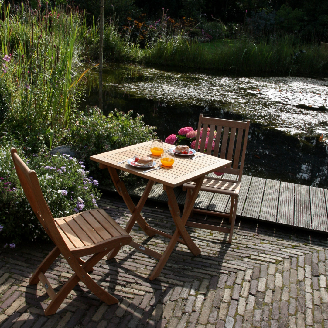 Traditional Teak Victoria Folding stoel