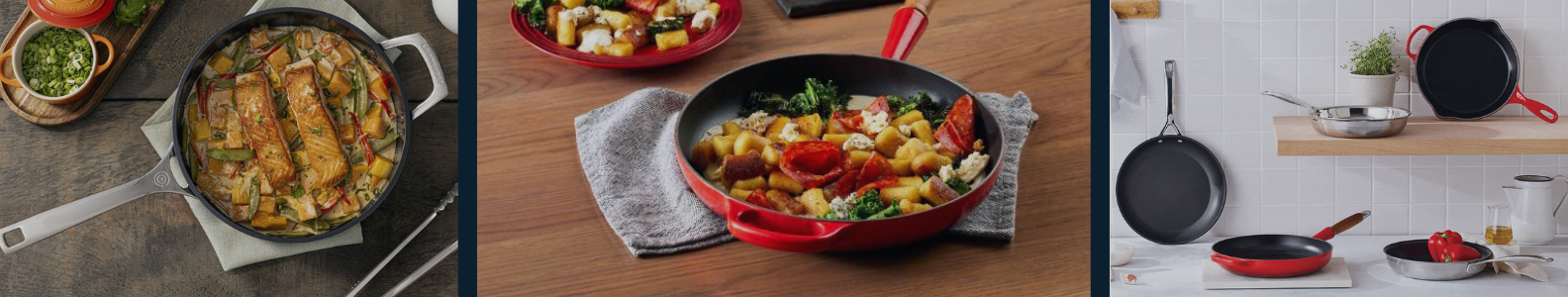 Le Creuset sauteerpannen