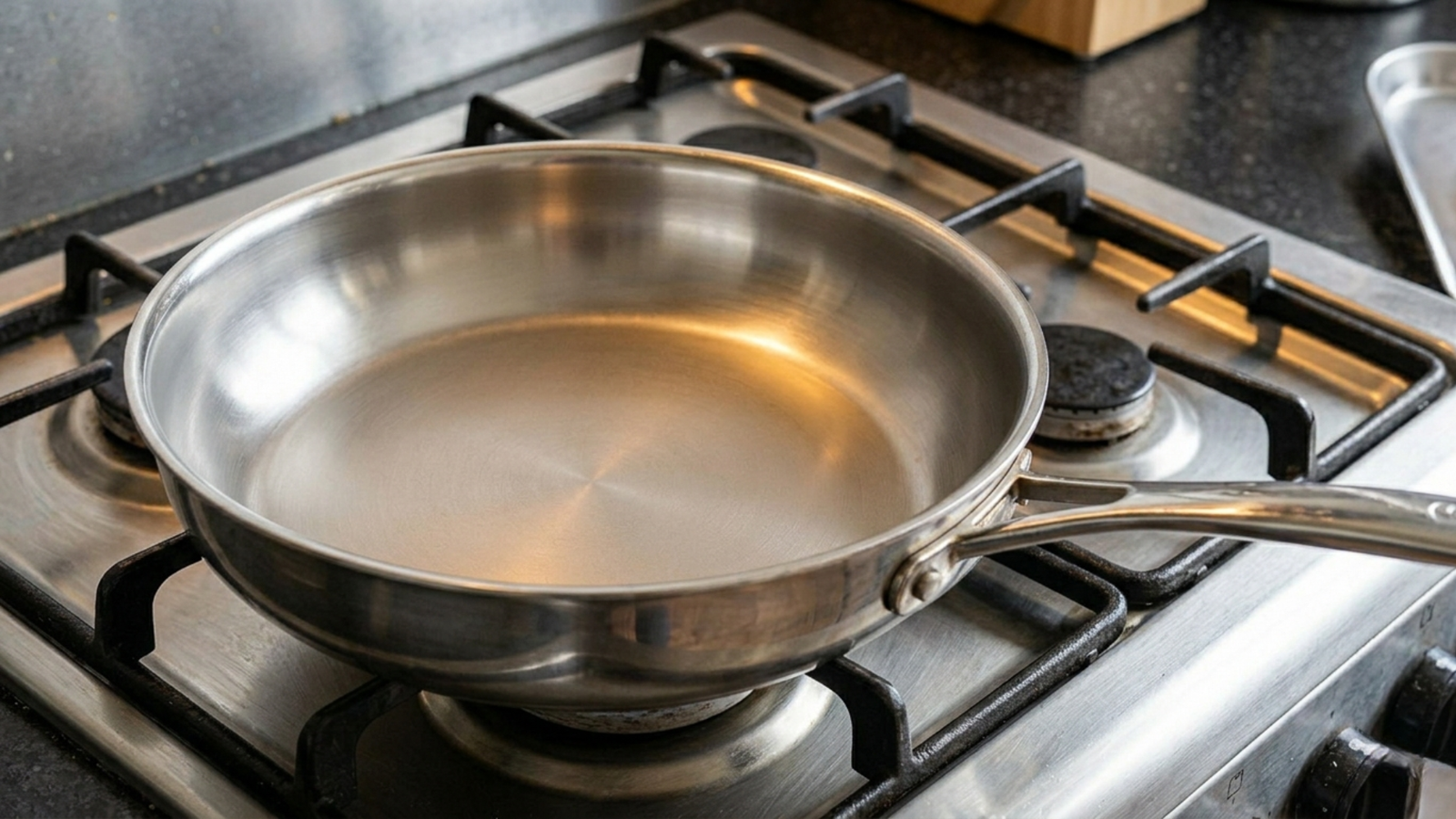 Waarom je een RVS pan niet moet inbranden