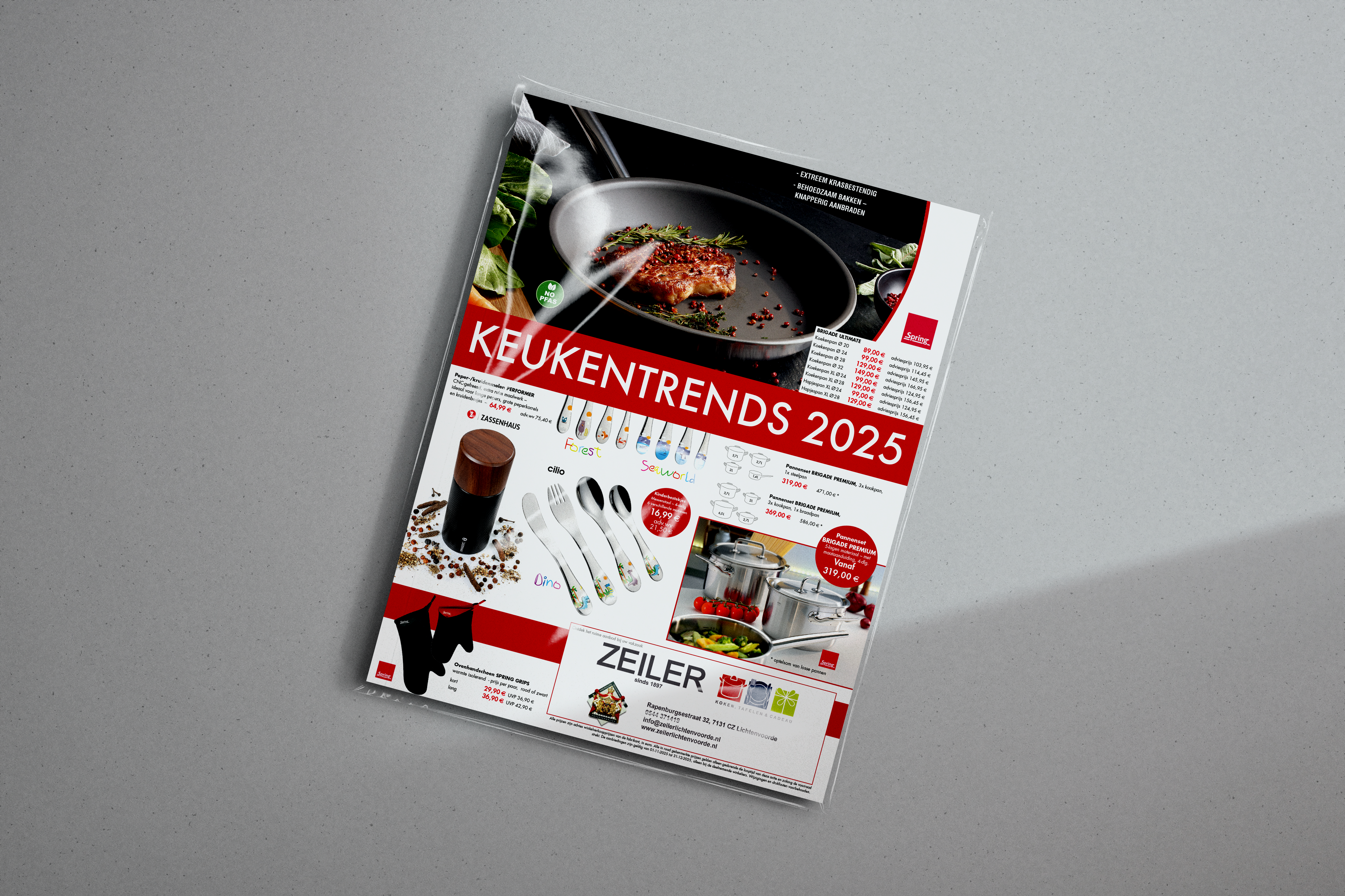 Najaarsfolder 2025 van Zeiler – vol keukentrends, voordeelacties en cadeau-inspiratie voor het najaar.