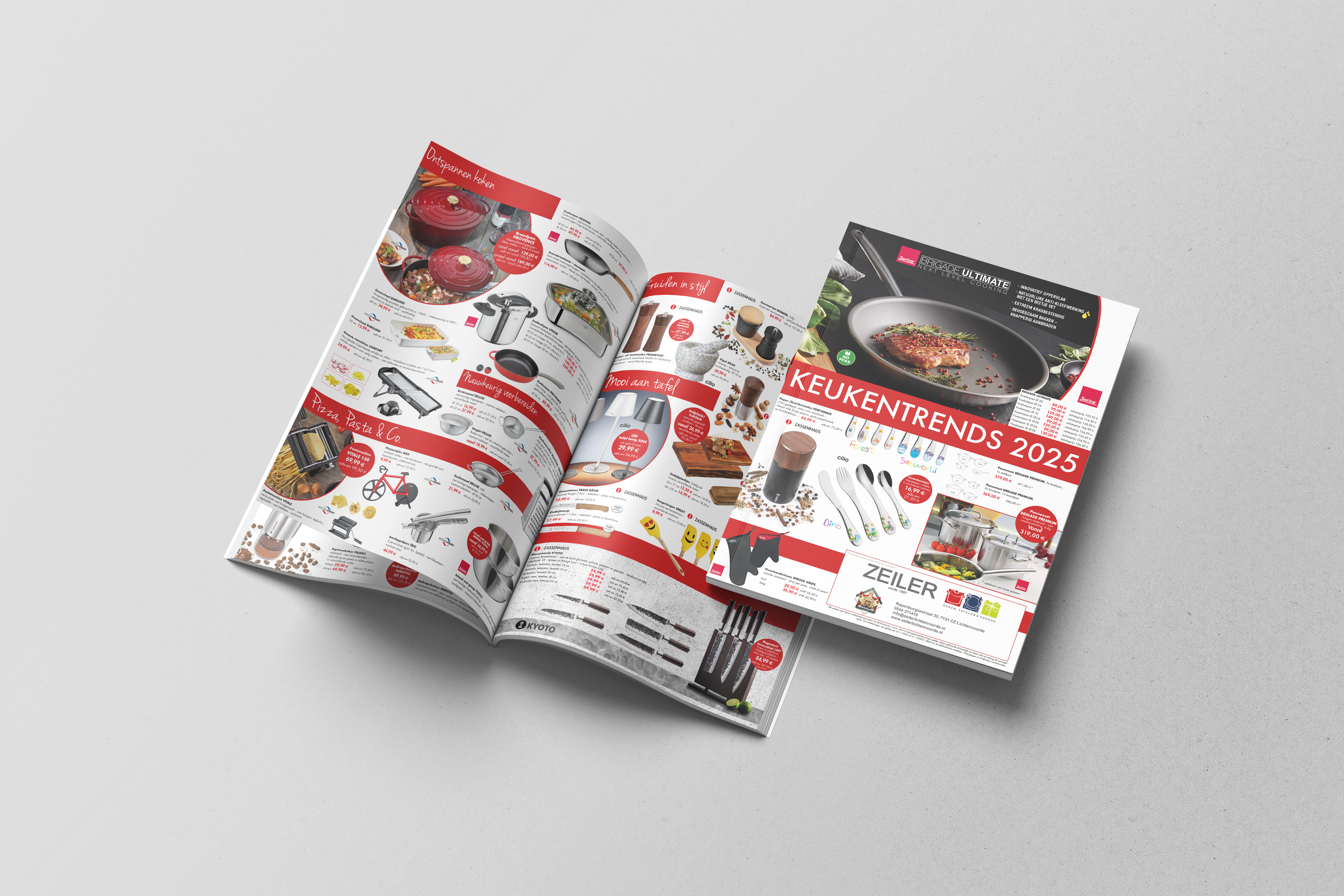Najaarsfolder 2025 van Zeiler – vol keukentrends, voordeelacties en cadeau-inspiratie voor het najaar.
