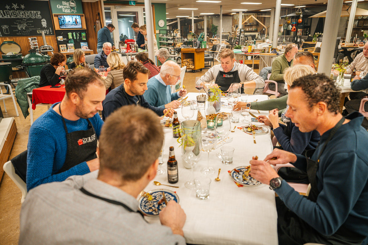 Workshop koken op de Big Green Egg
