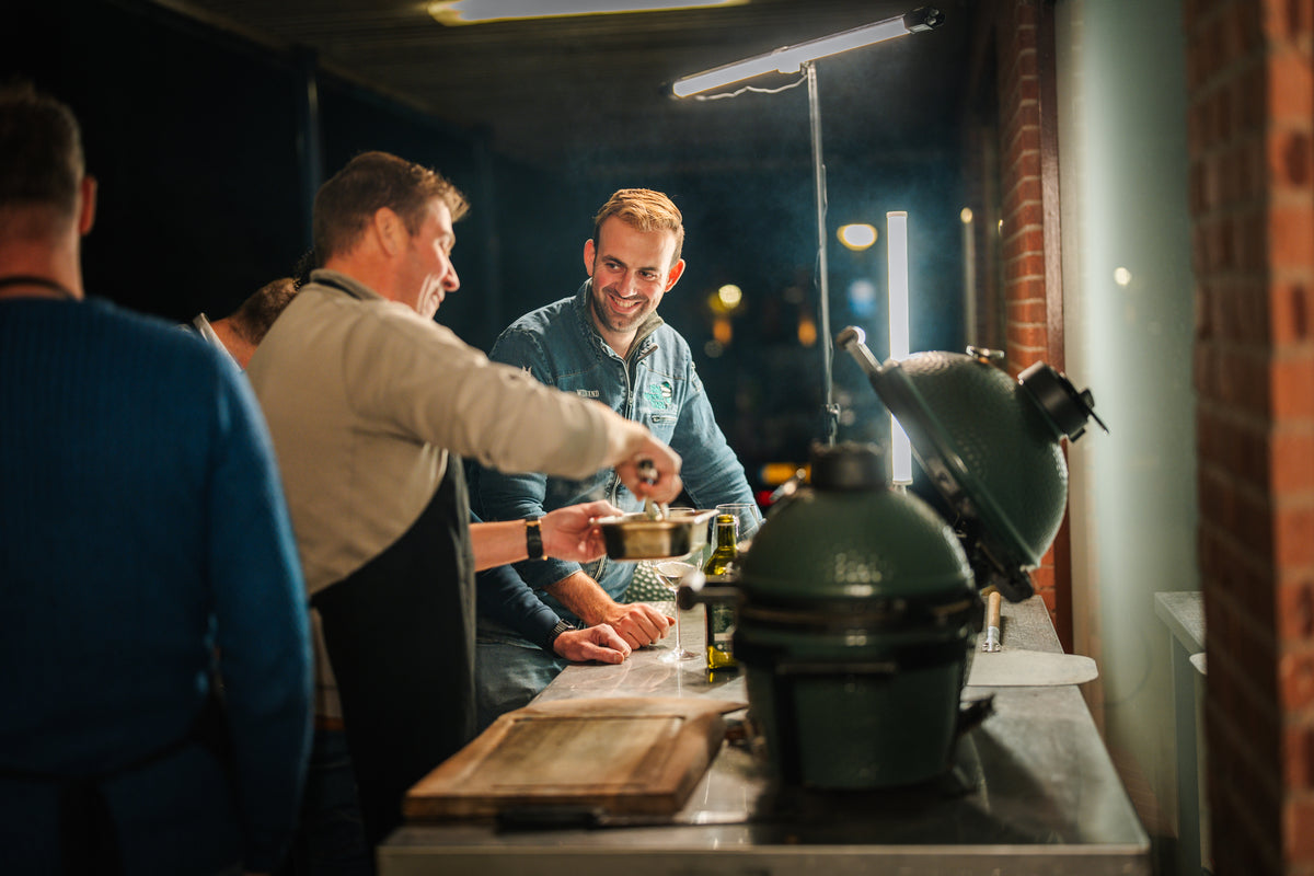 Workshop koken op de Big Green Egg