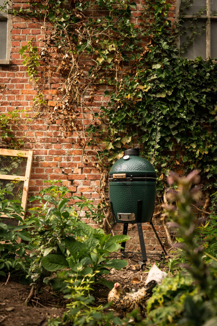 Big Green Egg Medium + Integgrated Nest + Handler + Mates