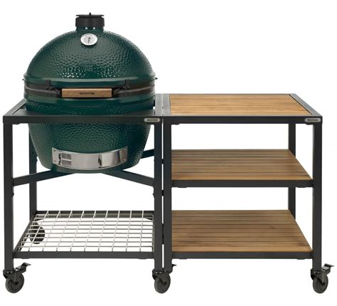 Big Green Egg XXLarge + Frame Wood-Wood-Wood + Wielen