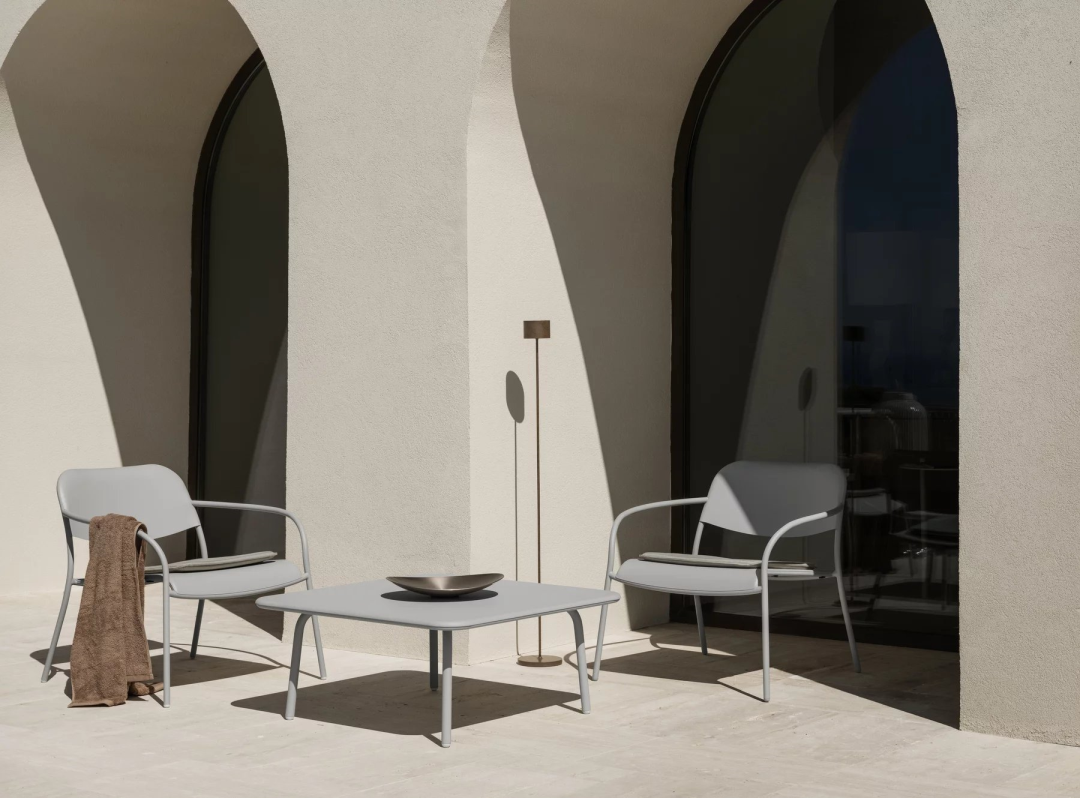Blomus YUA Zitkussen Melange Grey