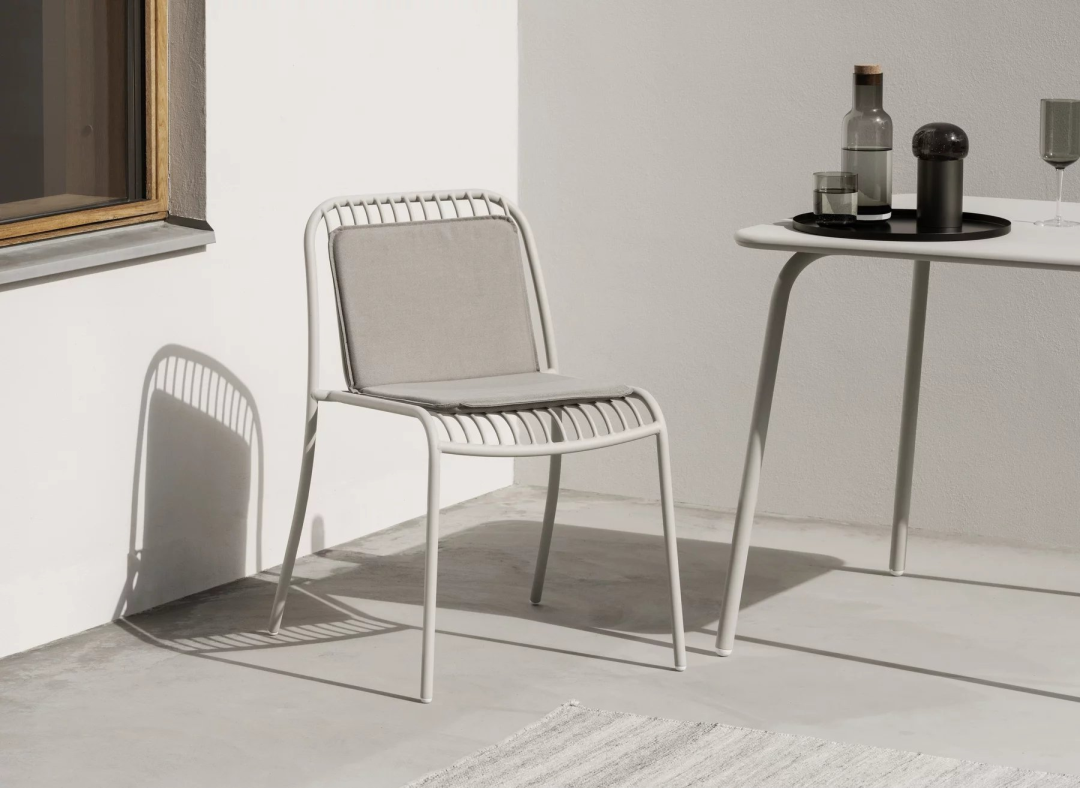 Blomus YUA Zitkussen + rugkussen Melange Grey