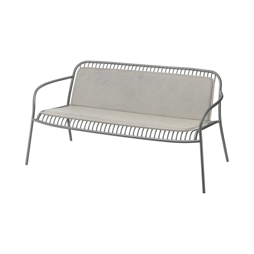 Blomus YUA Zitkussen + rugkussen Melange Grey