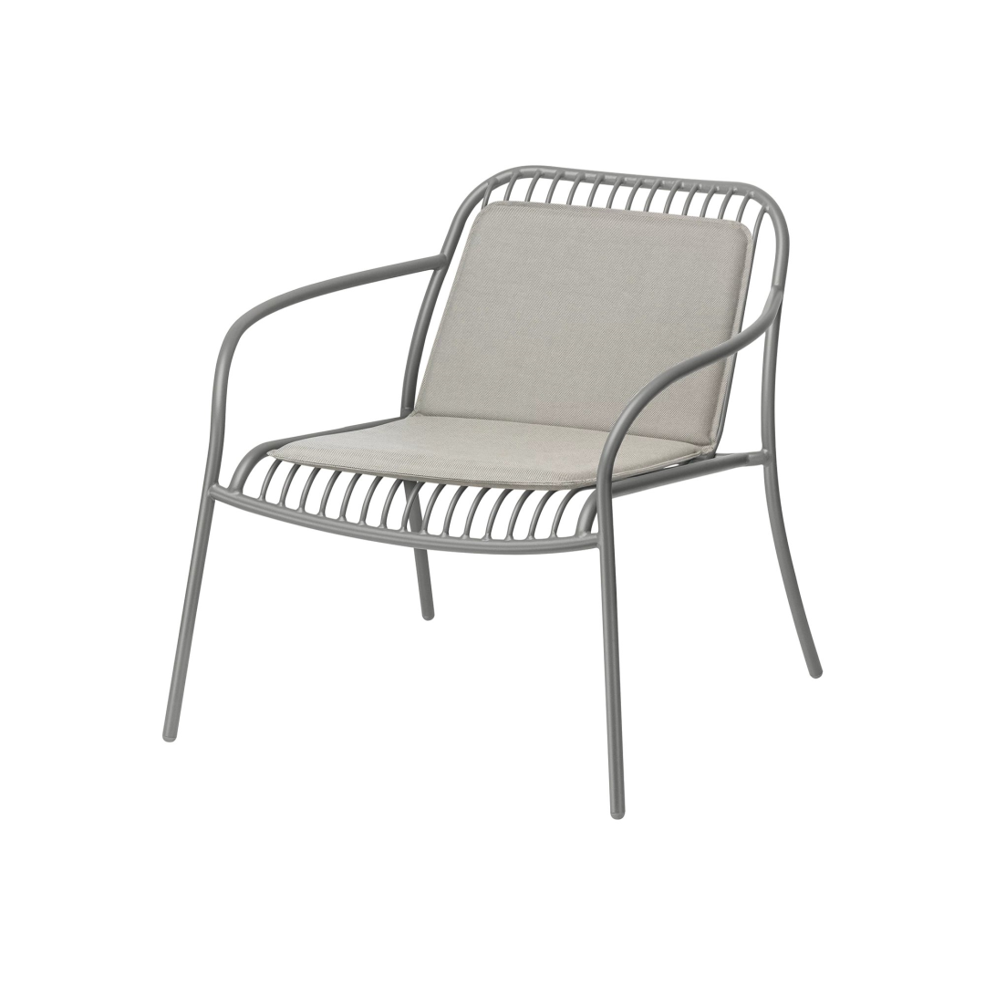 Blomus YUA Zitkussen + rugkussen Melange Grey