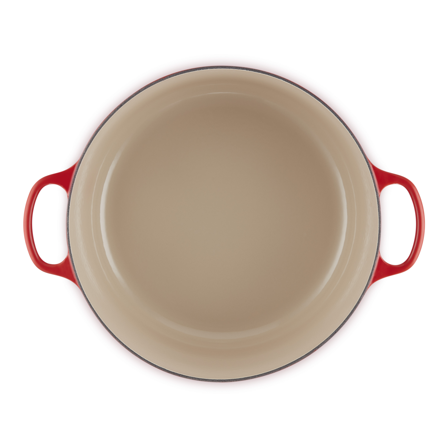 Le creuset Braad- / Stoofpan Signature rond Kersenrood 34cm 12l