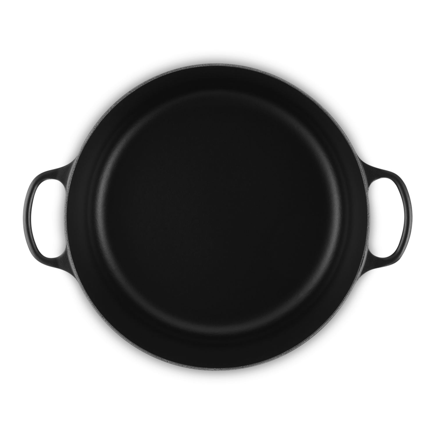 Le Creuset Braad- / Stoofpan Signature rond Mat Zwart 34cm 12l