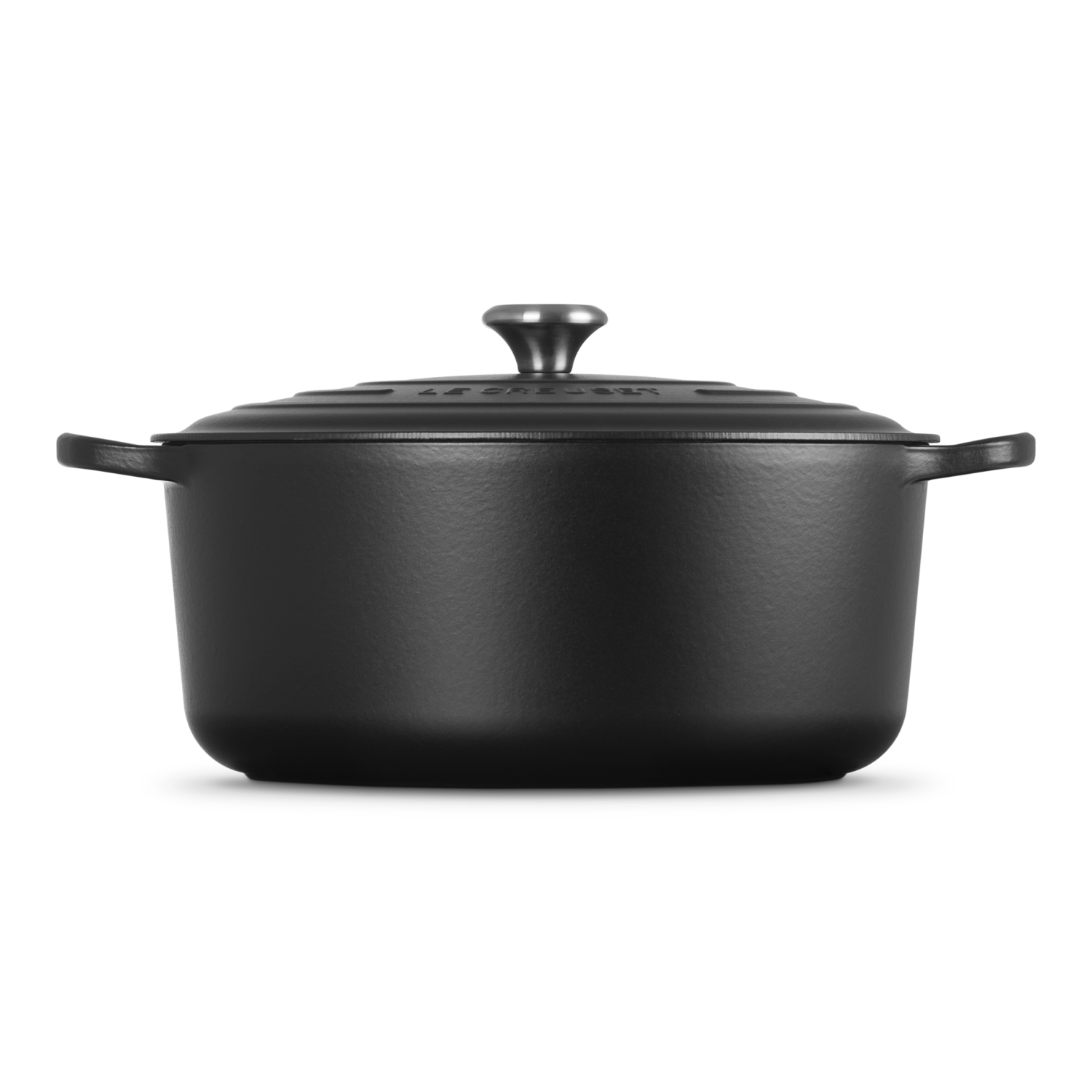 Le Creuset Braad- / Stoofpan Signature rond Mat Zwart 34cm 12l