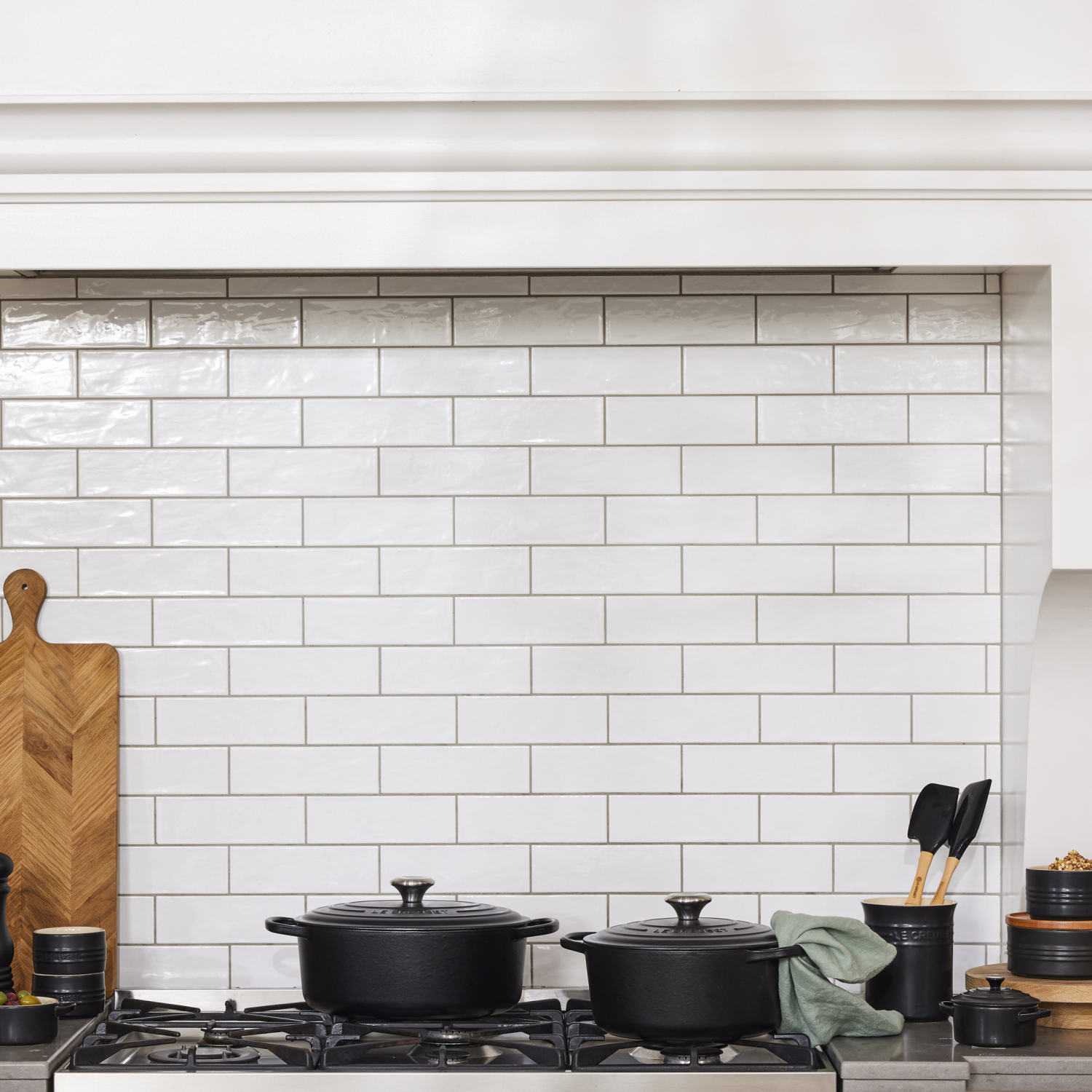 Le Creuset Braad- / Stoofpan Signature rond Mat Zwart 34cm 12l