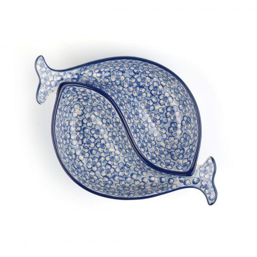 Bunzlau Bowl Fish Shaped Buttercup