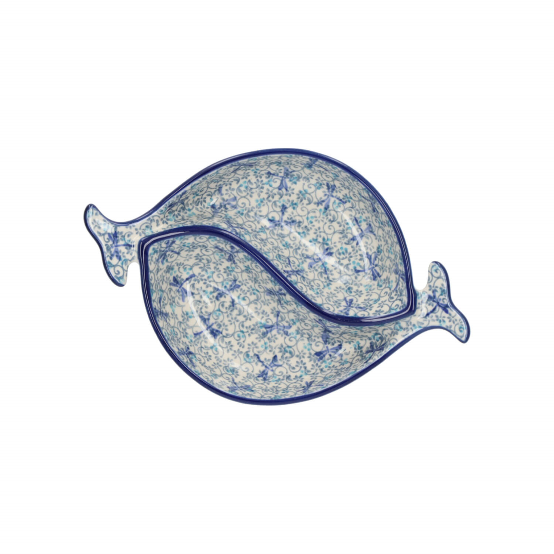 Bunzlau Bowl Fish Shaped Firefly