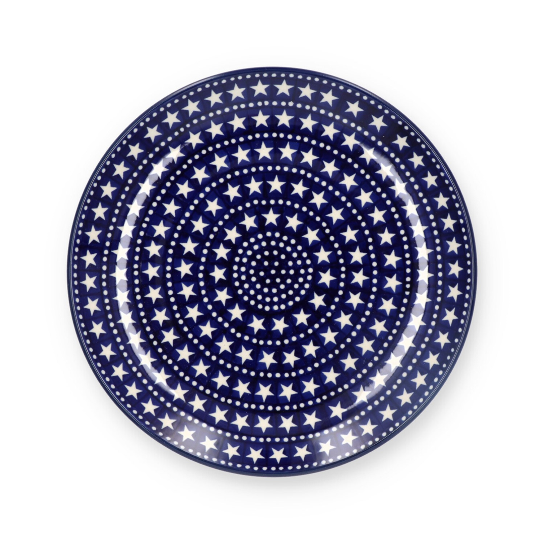 Bunzlau Dinerbord 25,5 cm Blue Stars