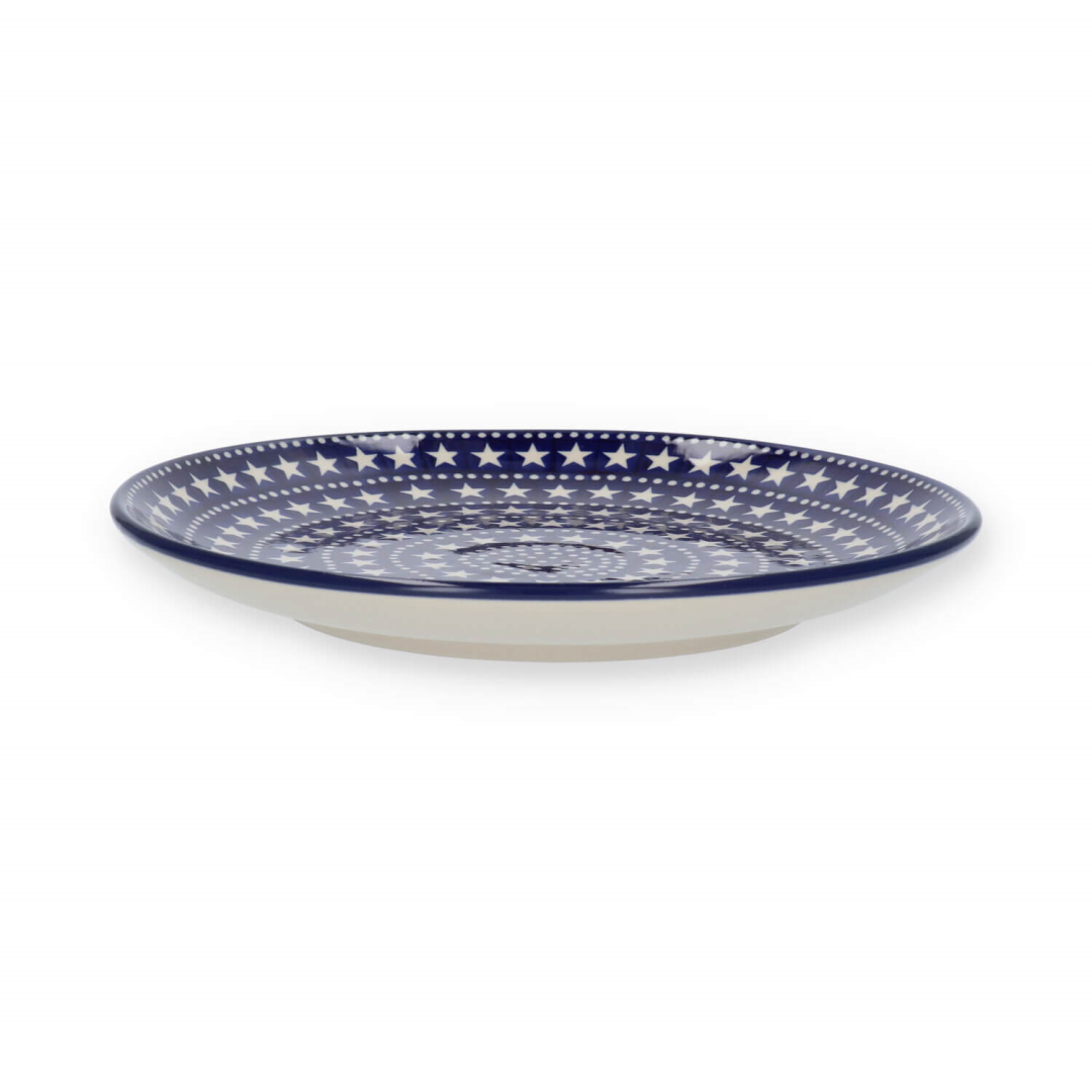 Bunzlau Dinerbord 25,5 cm Blue Stars