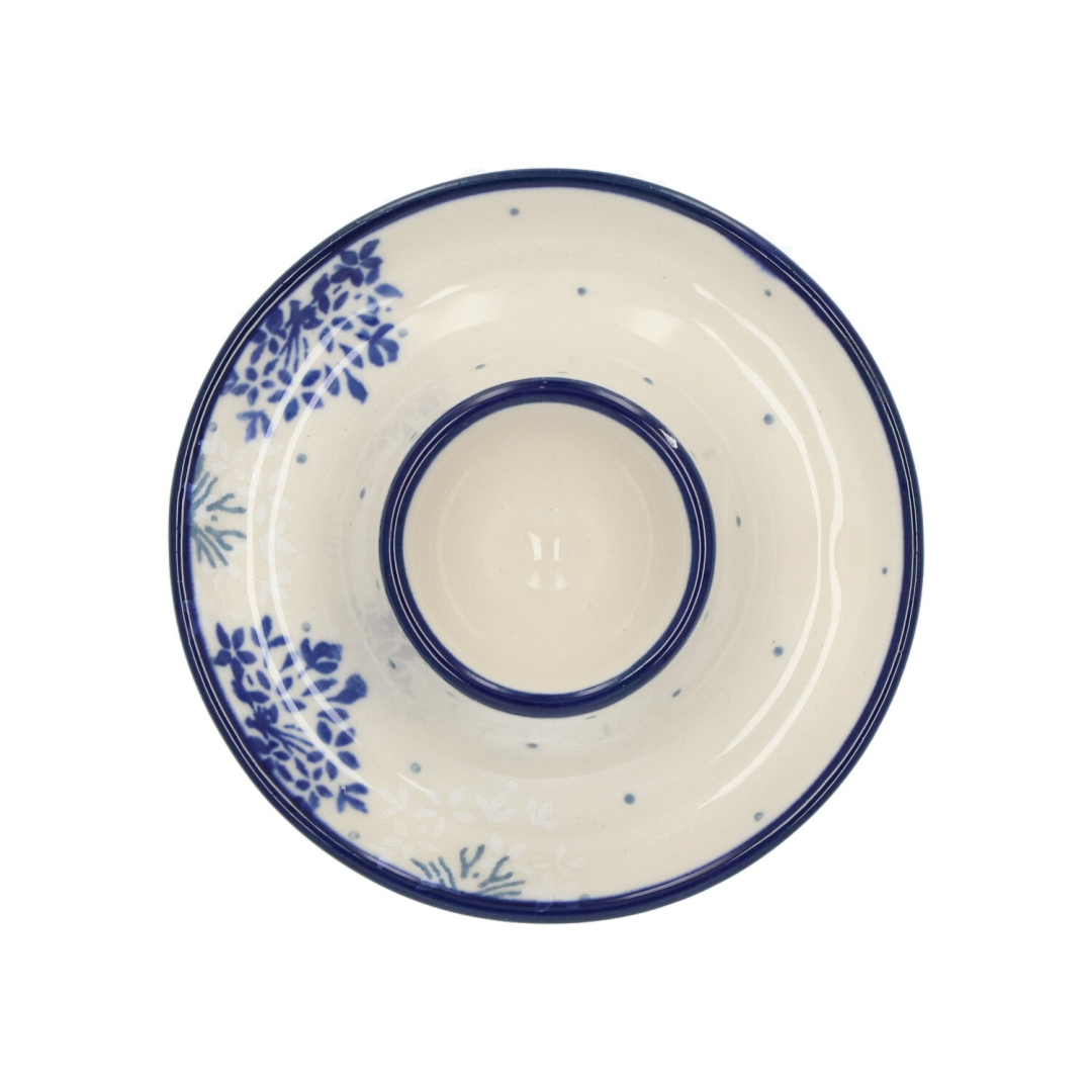 Bunzlau Eierdop plat 9cm Felicity