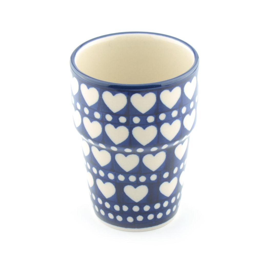 Bunzlau Melkbeker 240 ml Blue Valentine
