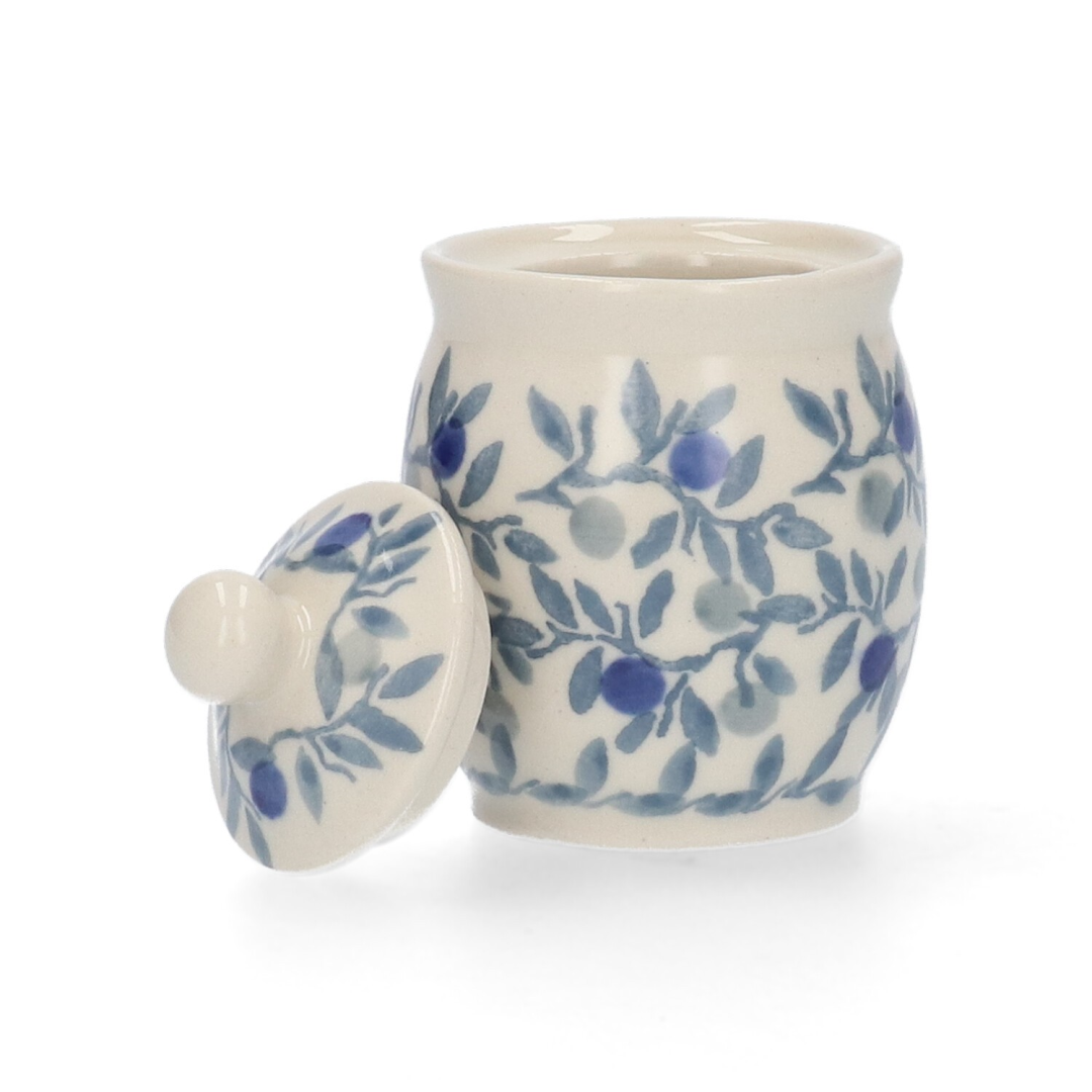 Bunzlau Miniature pot Blue Olive