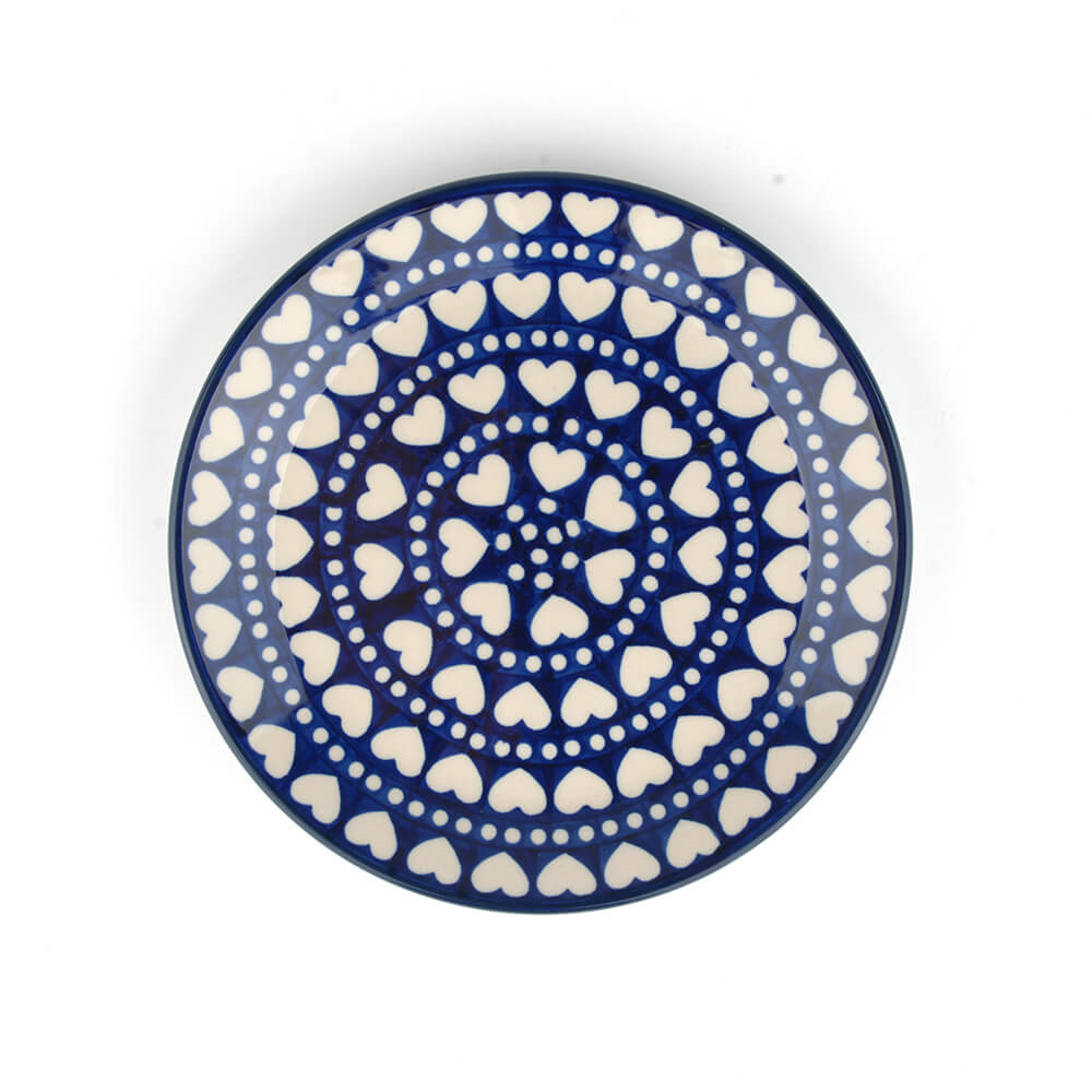 Bunzlau Ontbijbord 20cm plat Blue Valentine