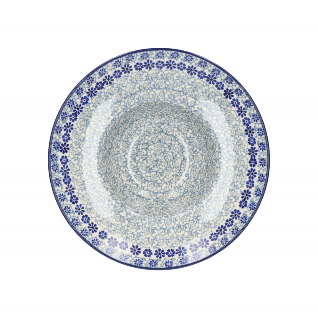 Bunzlau Pastabord 25cm Blue Fountain