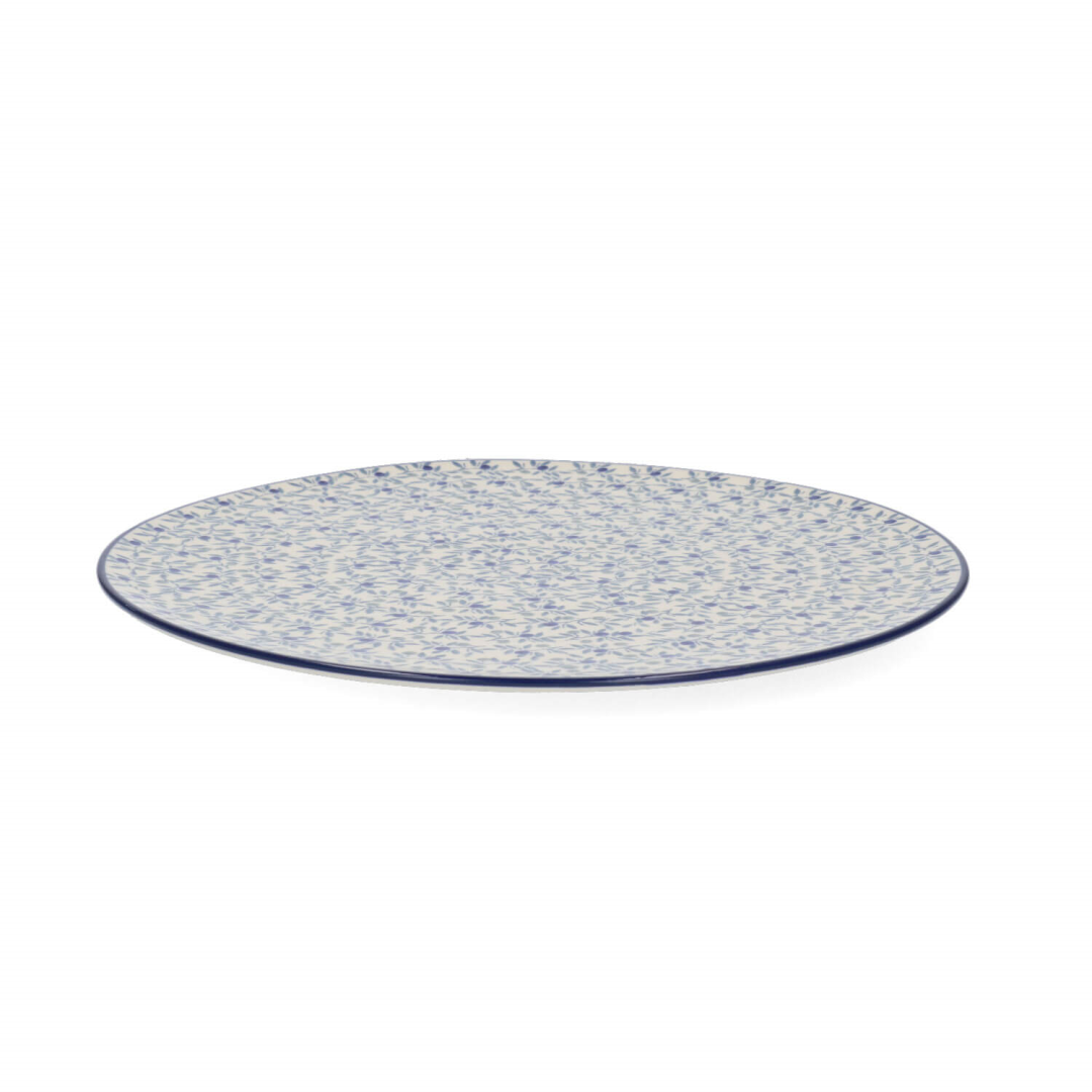 Bunzlau Pizzabord 33cm Blue Olive