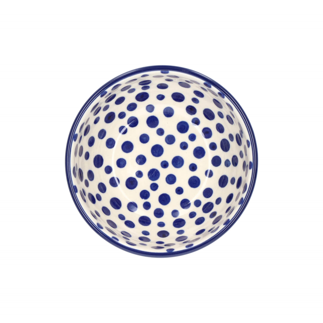 Bunzlau Rijstschaal 12cm Blue Dots