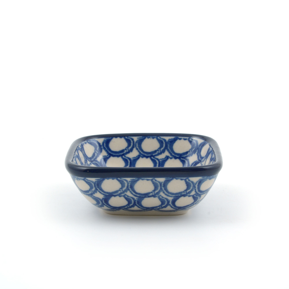 Bunzlau Schaal 8x8cm Pearls