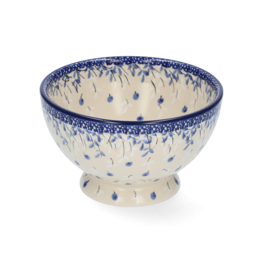 Bunzlau Schaal op voet 14,5cm Berry Dance