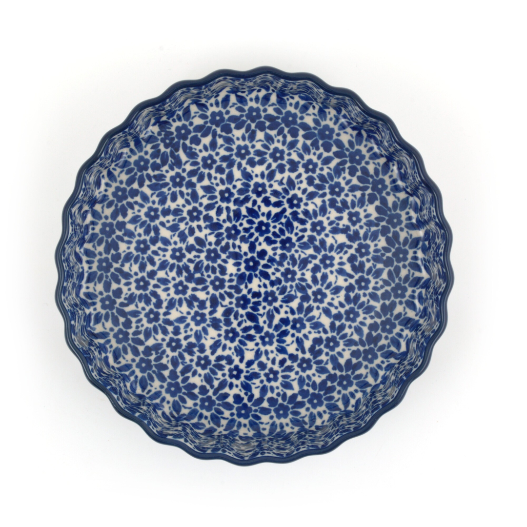 Bunzlau Taartschaal 15,5cm Indigo