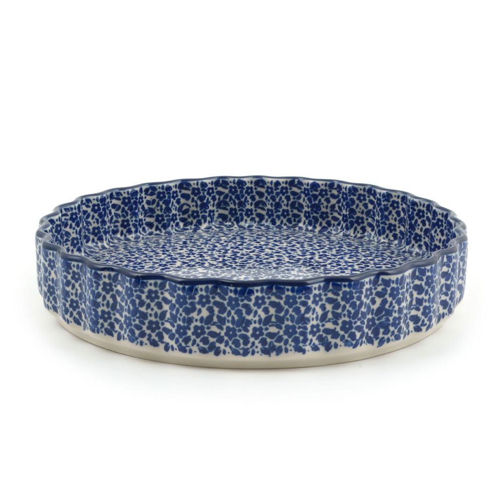 Bunzlau Taartschaal 24,5cm Indigo