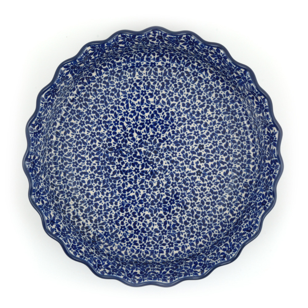 Bunzlau Taartschaal 26cm Indigo