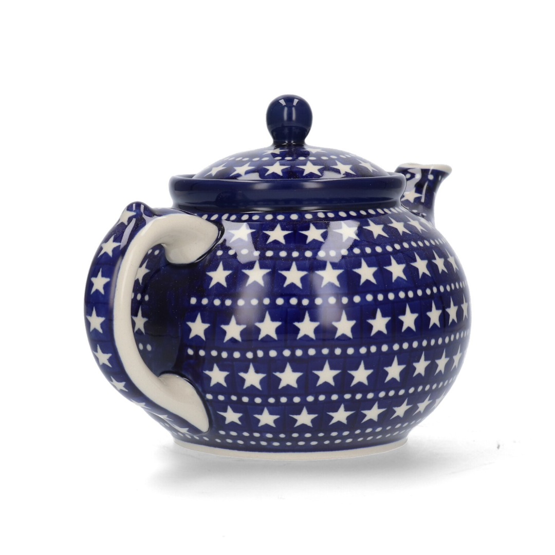 Bunzlau Theepot 1,3L Blue Stars