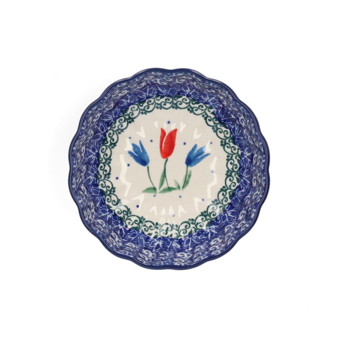 Bunzlau Well Up Schaal 12cm Tulip Royal