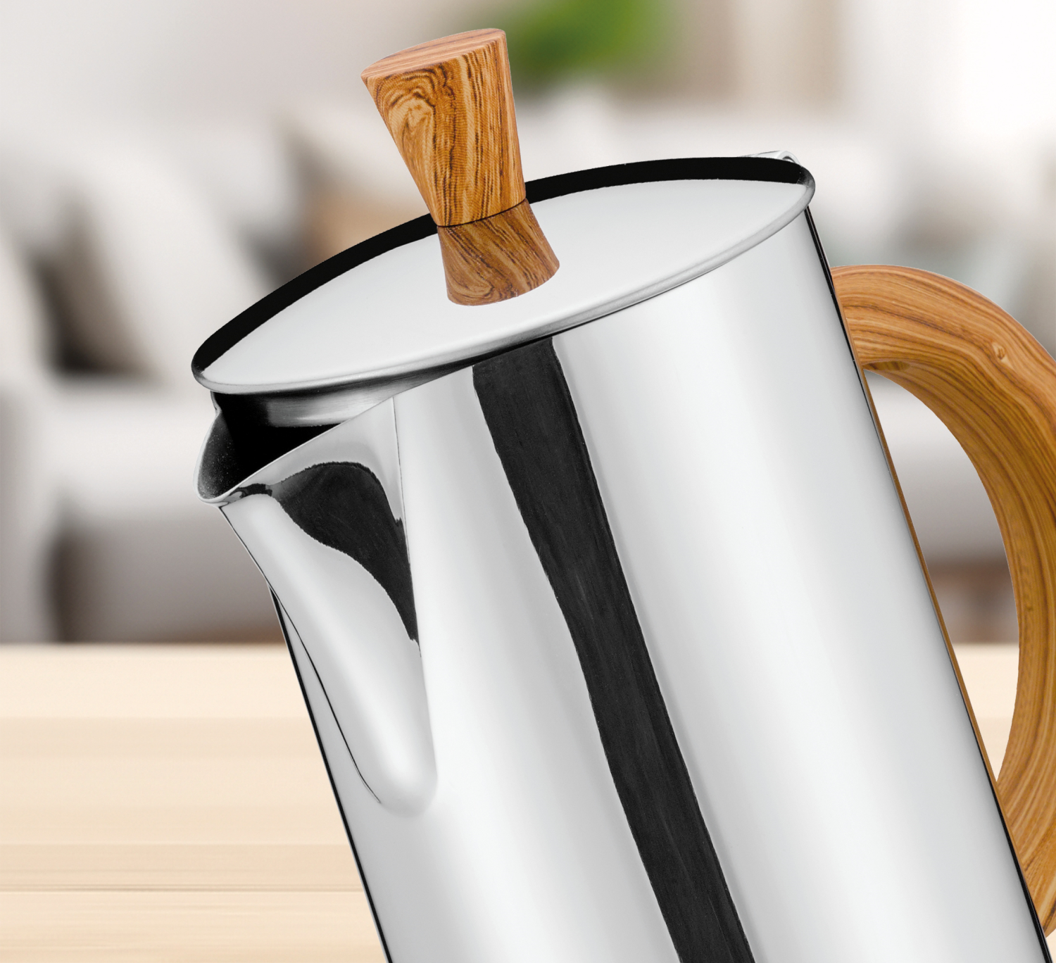 CILIO Espressokoker FIGARO 4 kopjes, olive