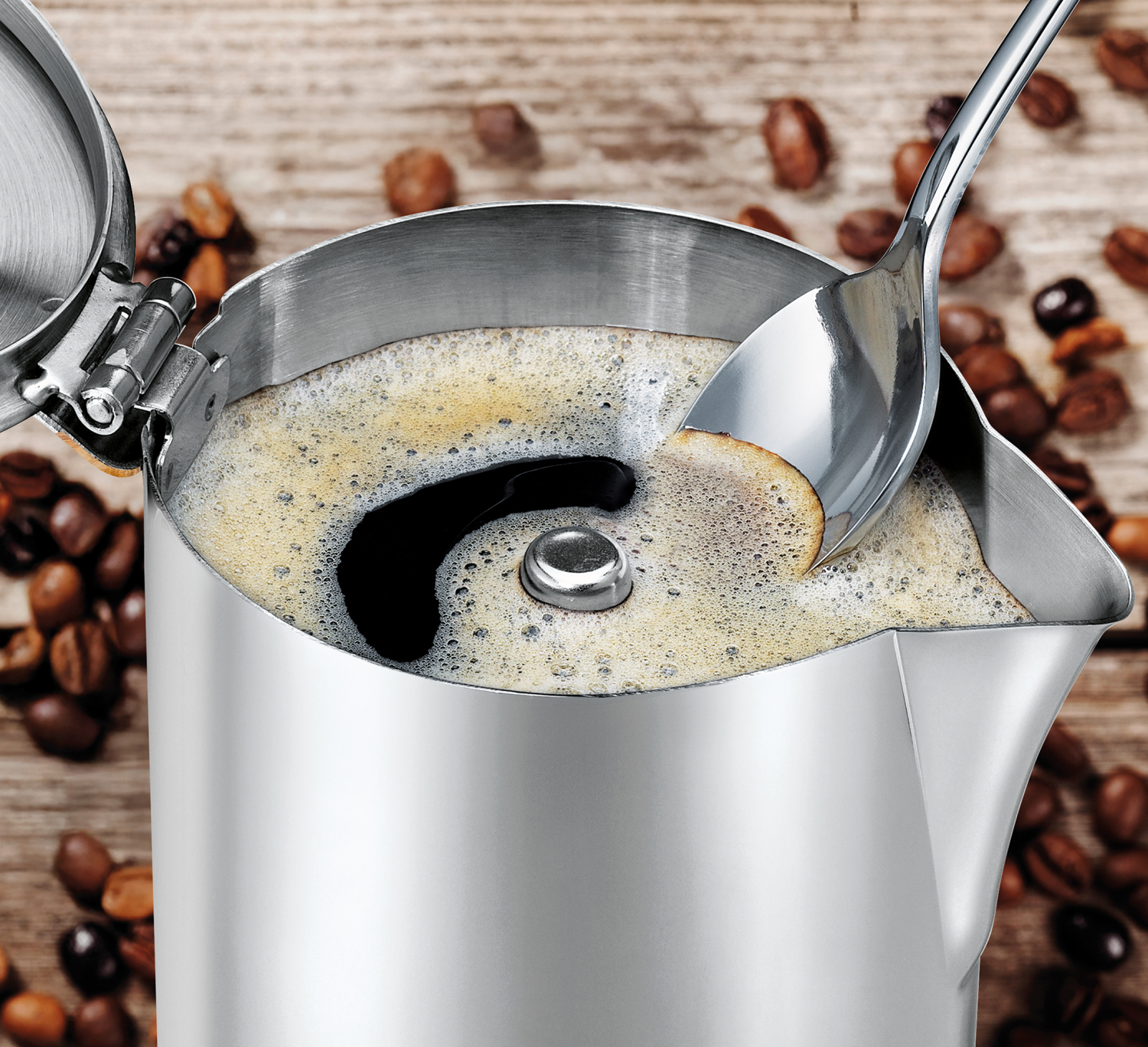 CILIO Espressokoker FIGARO 6 kopjes, olive