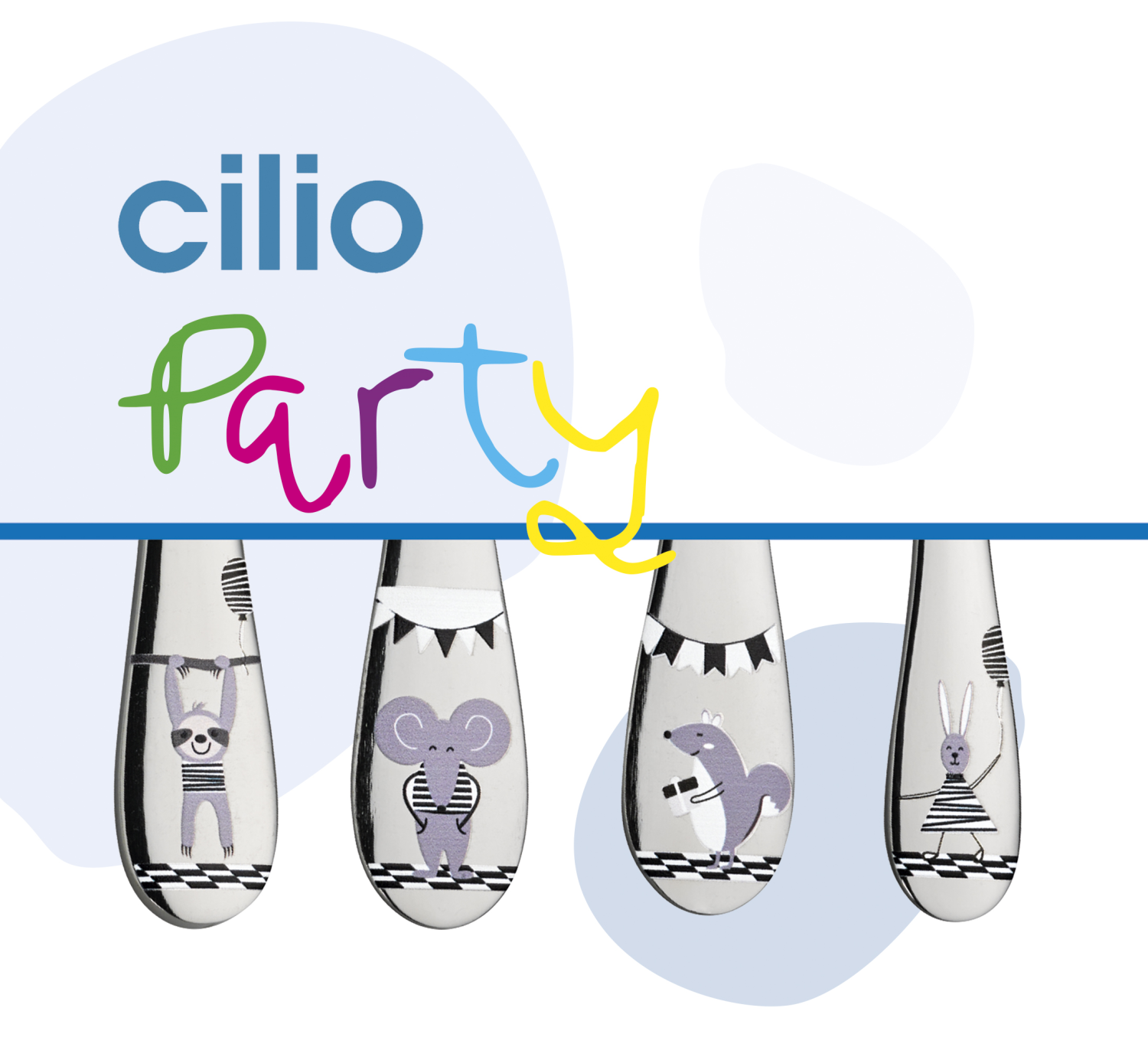 CILIO Kinderbestek PARTY 4-delig
