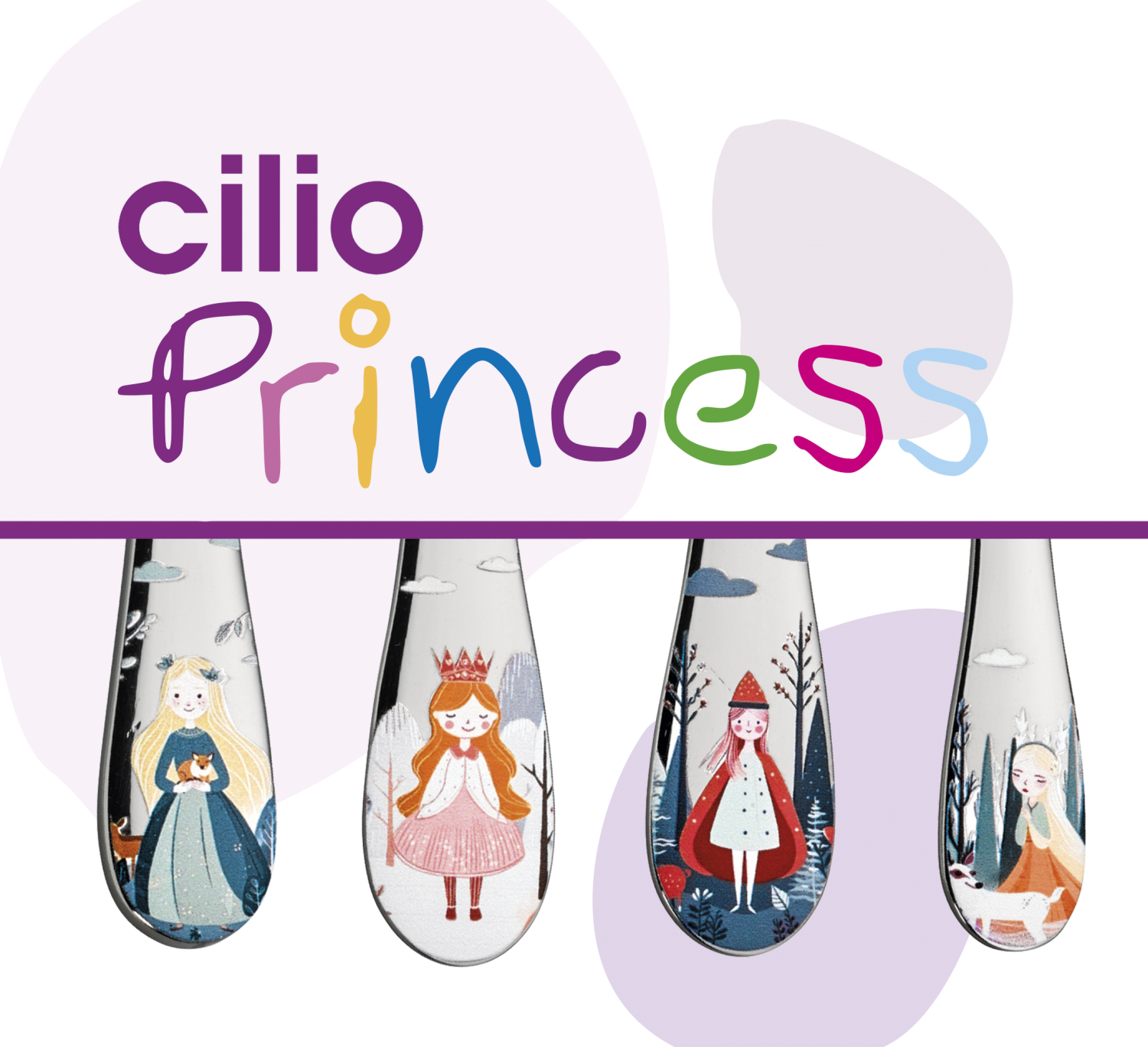 CILIO Kinderbestek PRINCESS 4-delig