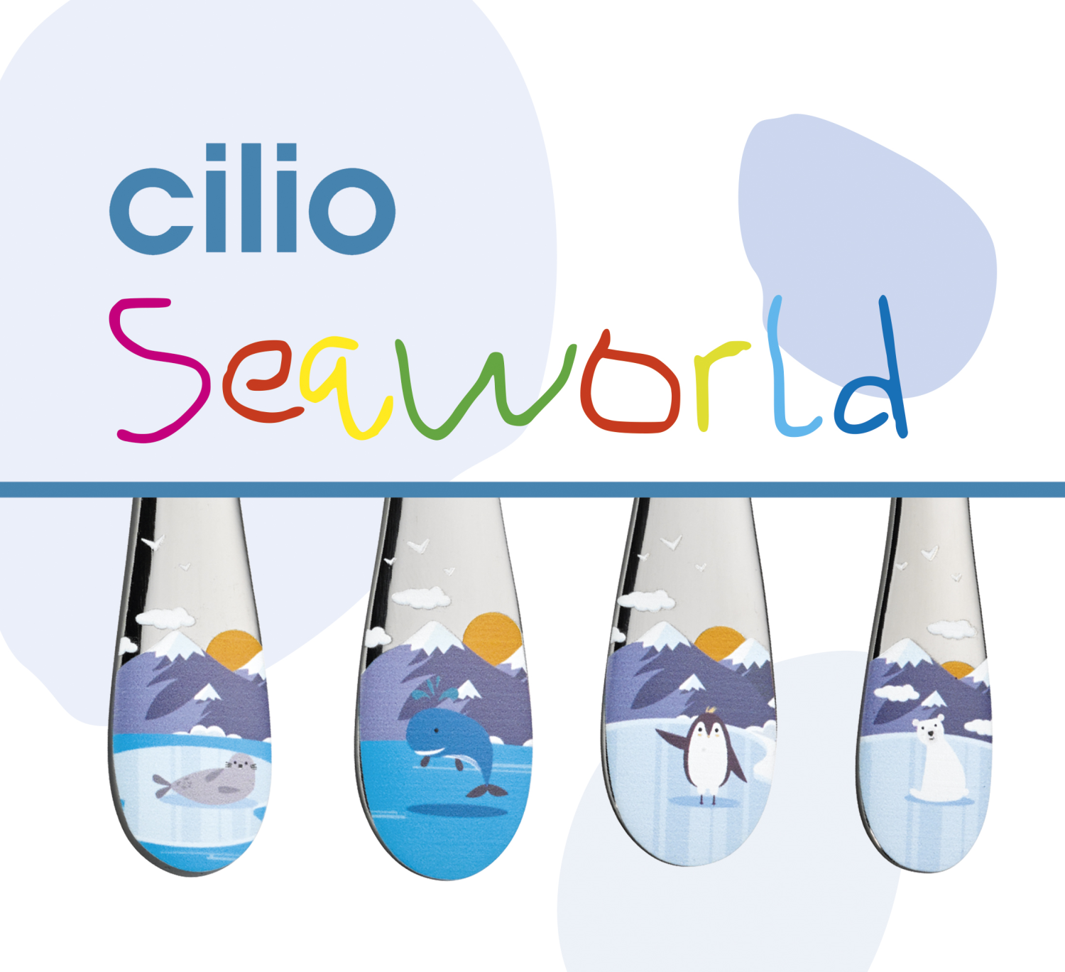 CILIO Kinderbestek SEAWORLD 4-delig